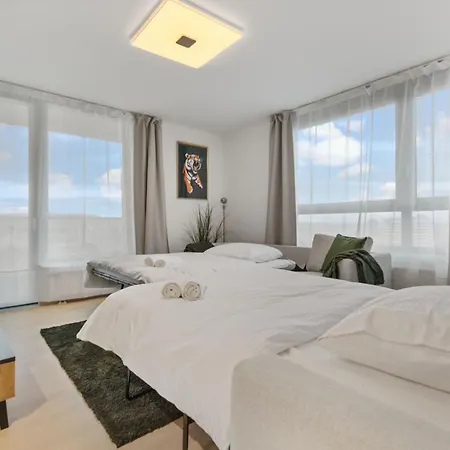 شقة Lam Jungle - Sky View 21 Floor - Free Parking